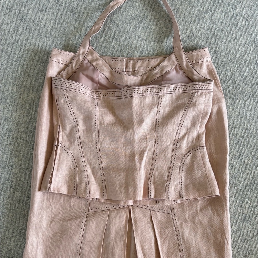 Next Tan Pencil Skirt Set Knee-Length for Cocktail - Picture 2 of 10